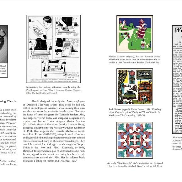 RARE - Mosaic Tile Co. - Made in USA vintage Russian Village Winter art … - Picture 5 of 6